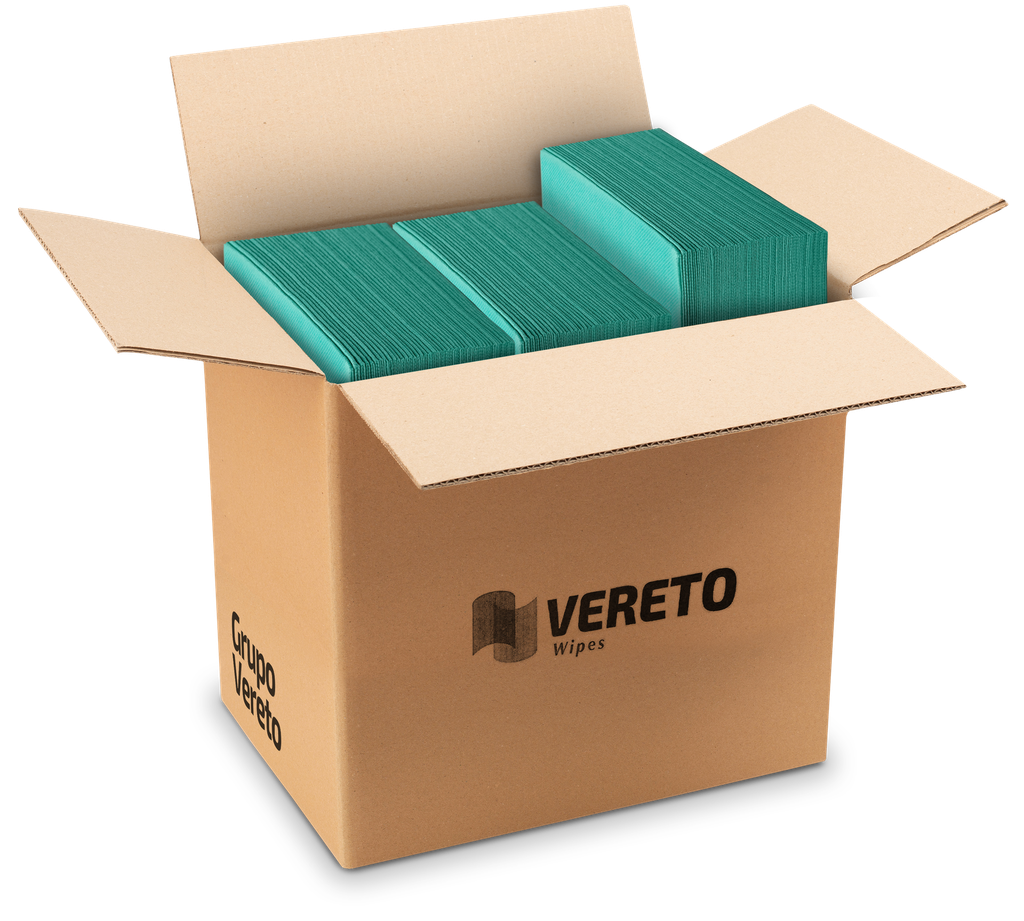 [Q70FG-3350150-3] Green food service wipe